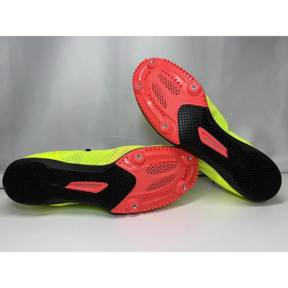 Under Armour‎ Kick Distance Track Shoes Mens Size 15 Yellow Black 3025460-300